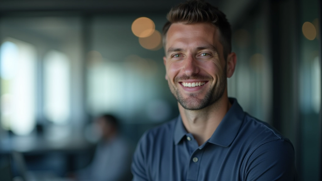 Portrait eines IT-Spezialisten in professionellem Umfeld